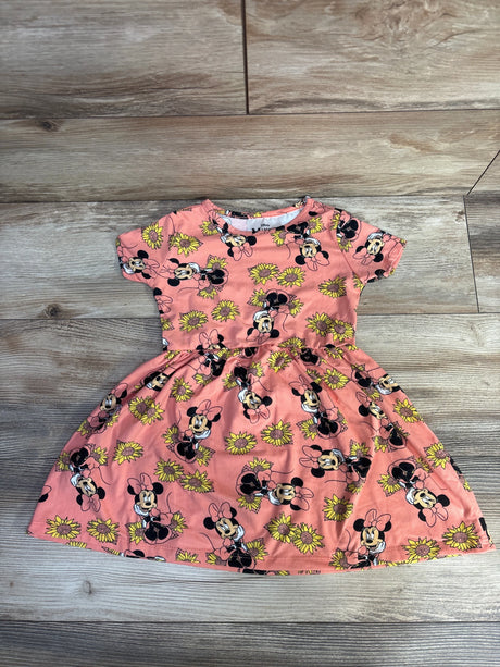 Disney Minnie Mouse Floral Dress Orange sz 3T - Me n Mommy To Be