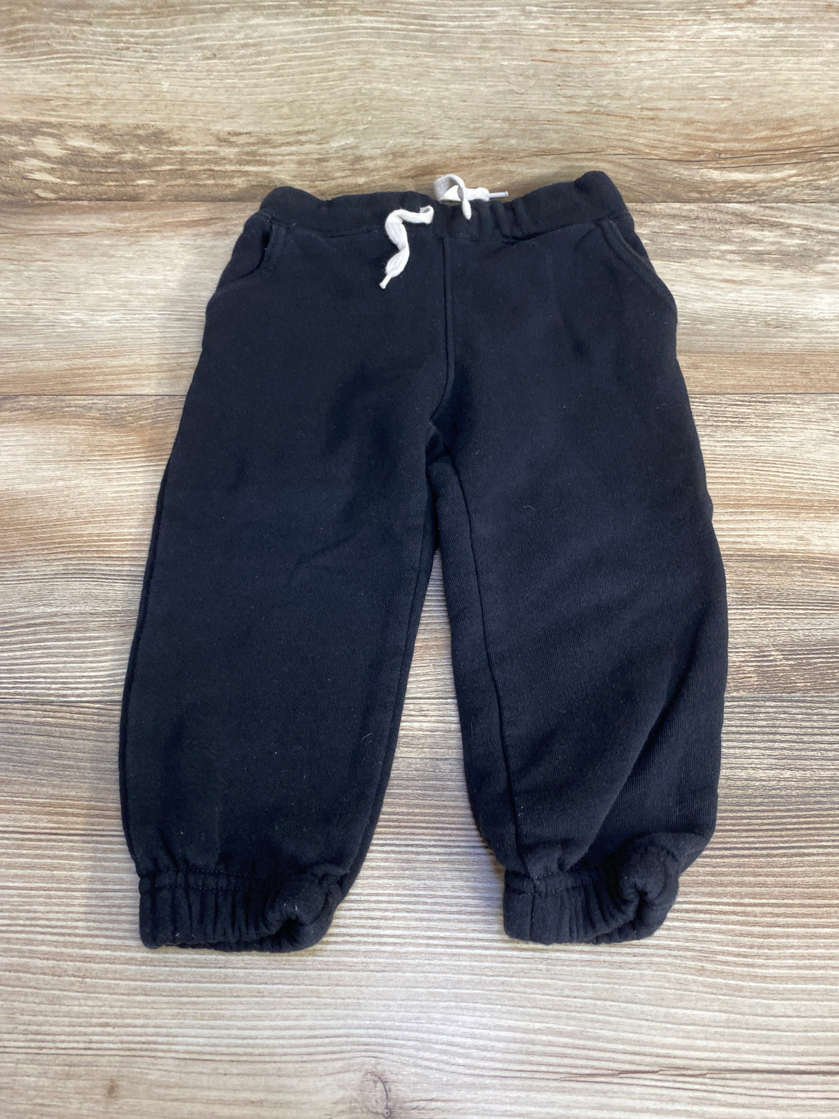 Old Navy Drawstring Jogger Sweatpants Black sz 2T