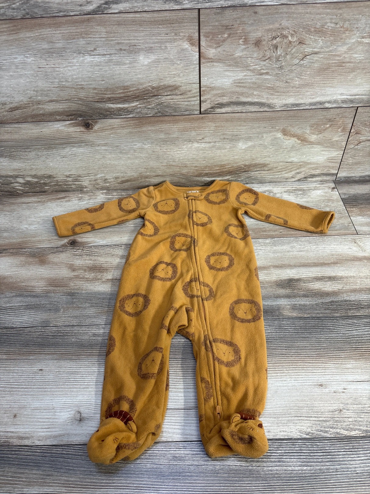 Just One You Lion Blanket Sleeper Brown sz 9m