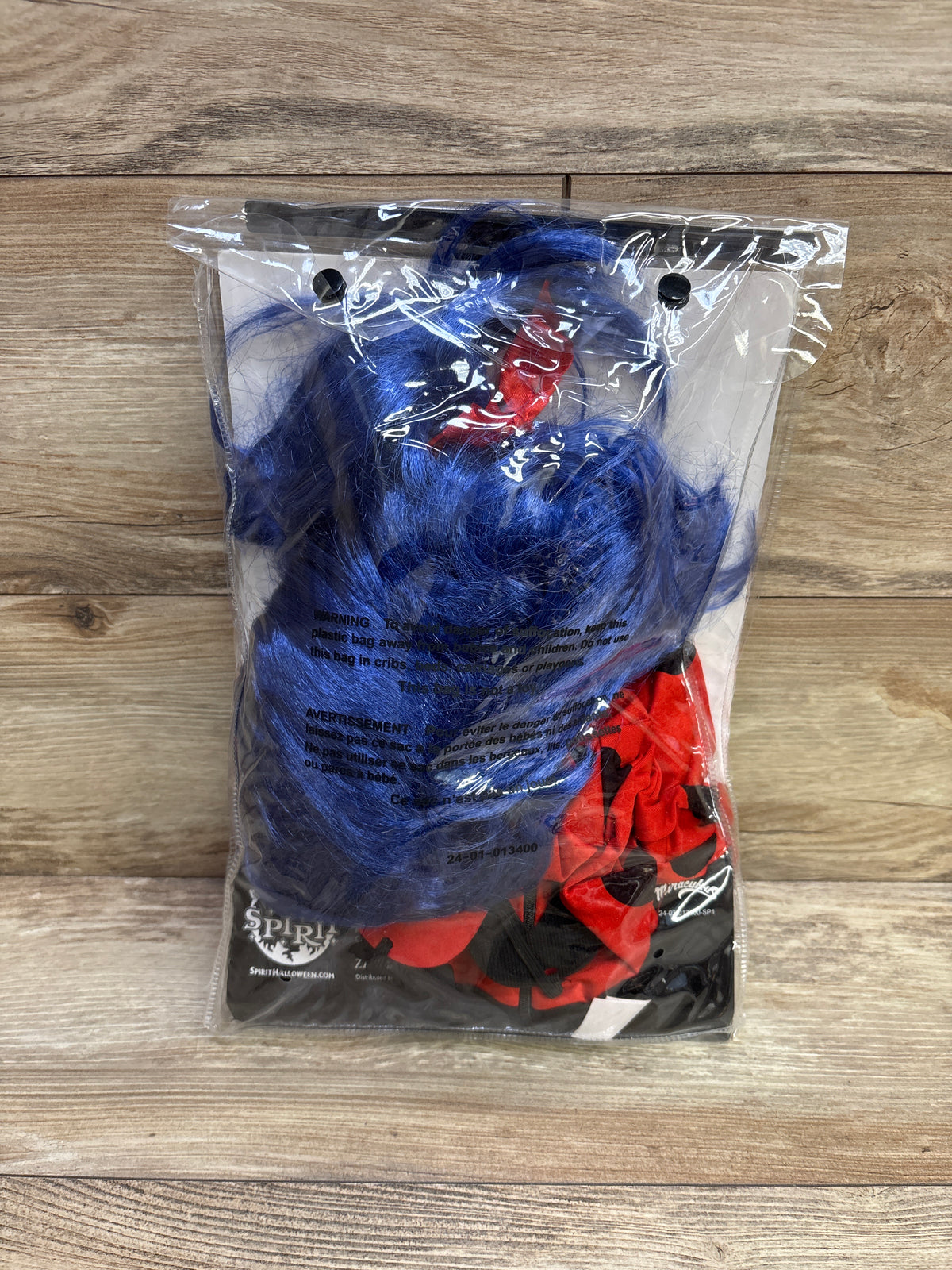 Spirit Halloween 3pc Miraculous Ladybug Costume Red sz 4-6T