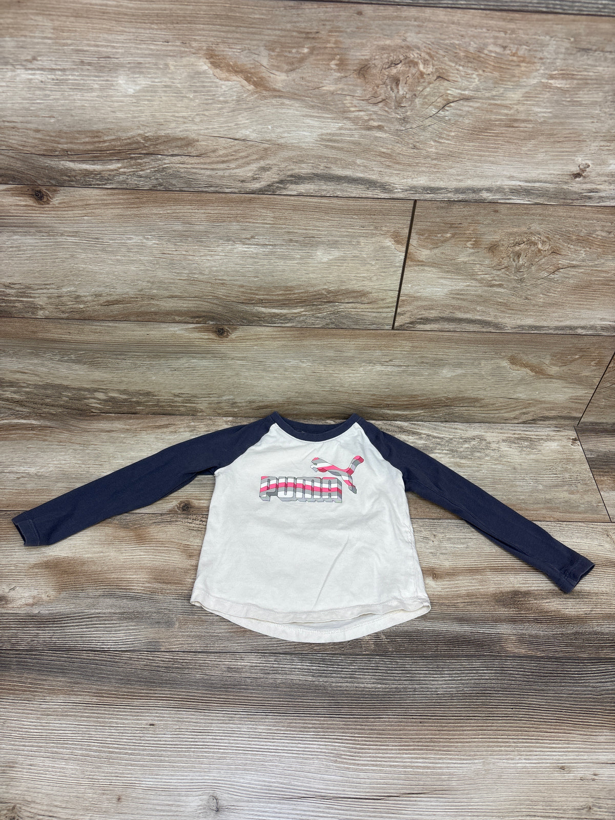 Puma Long Sleeve Raglan Shirt Grey sz 3T