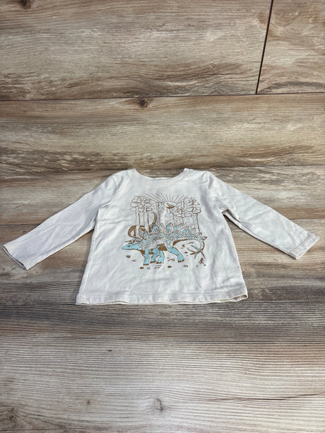 Cat & Jack Dinosaur Shirt Beige sz 18m - Me n Mommy To Be