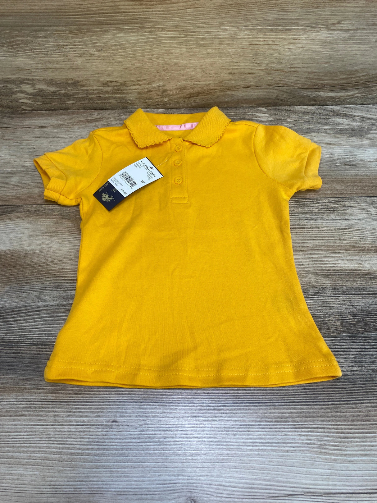 NEW U.S Polo Assn. Polo Shirt Yellow sz 3T