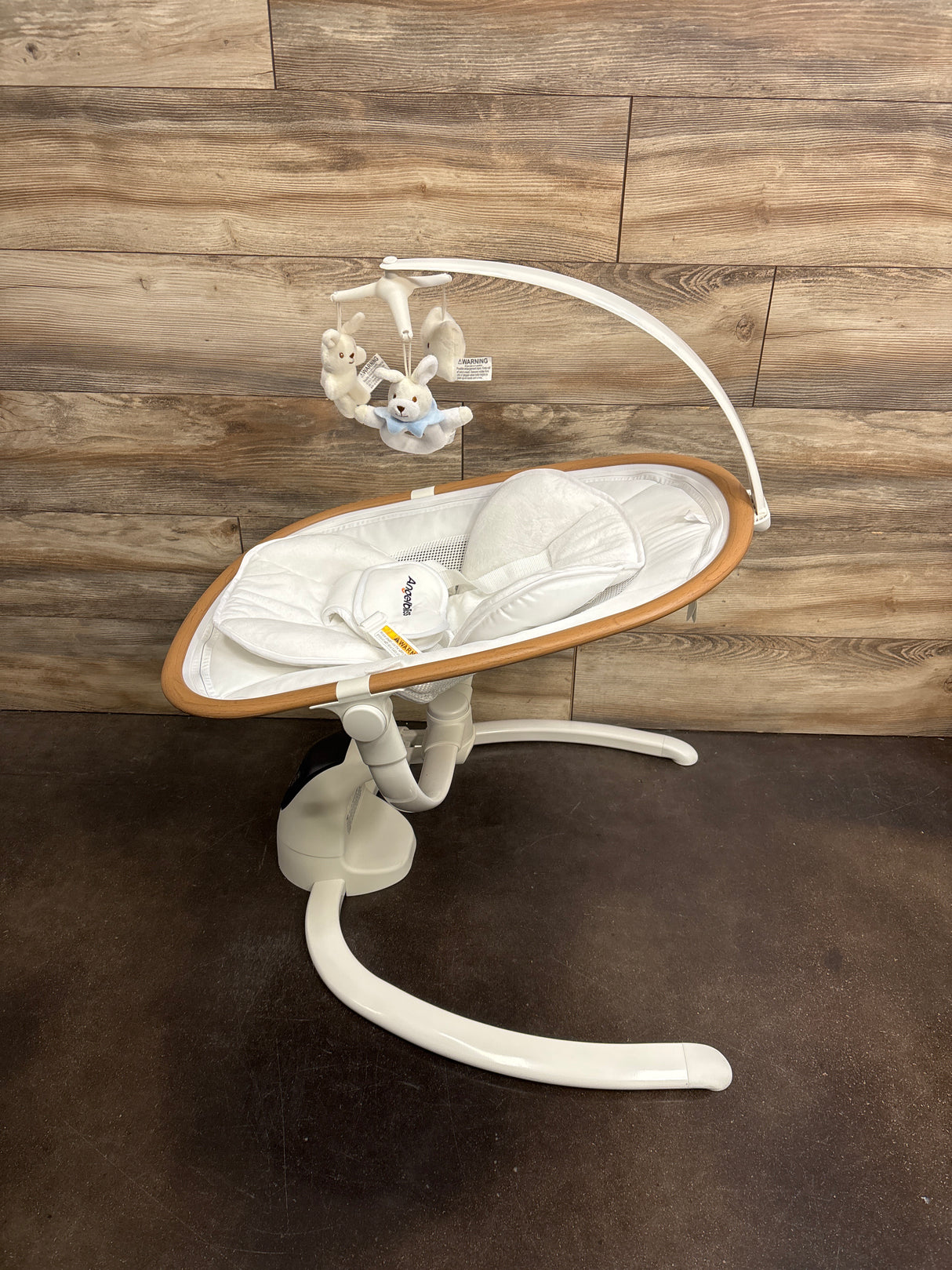 Angelbliss Electric Baby Swing with Cry Detection, White