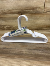 NEW Your Zone 10pk Children's Plastic Hangers White