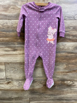 Carter's Blanket Sleeper Purple sz 18m