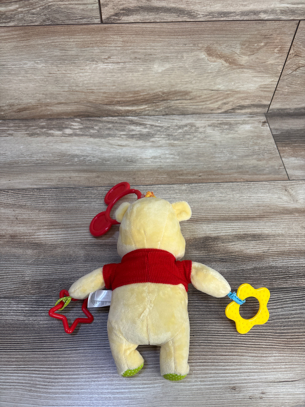 Disney Baby Winnie The Pooh Handing Teether Plush Toy