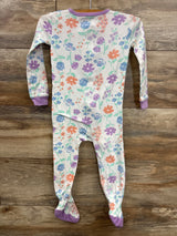 Members Mark Floral Sleeper White sz 2T