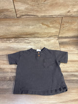 Zara Henley Pocket Shirt Grey sz 12-18m