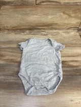 Baby Gap Short Sleeve Bodysuit Grey sz 6-9m