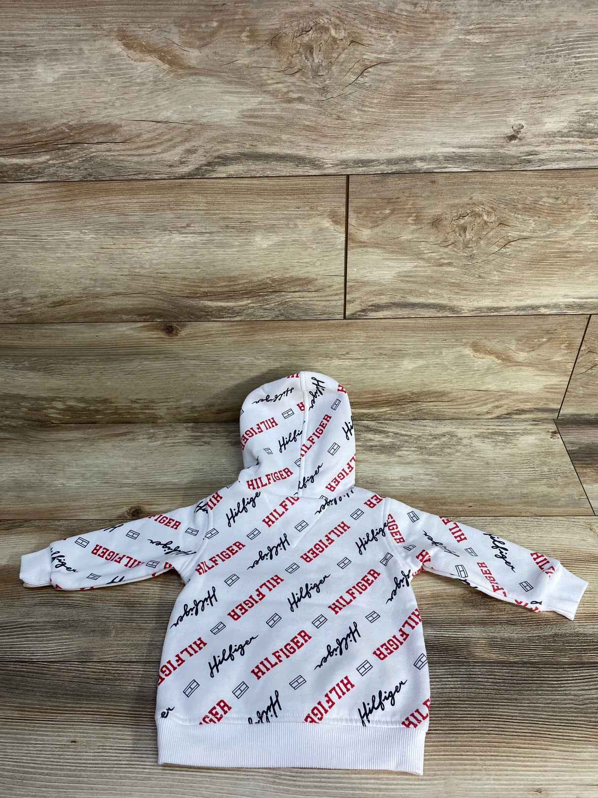 Tommy Hilfiger Logo Pull Over Sweatshirt White sz 12m