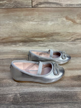 Nina Kendalla Platino Crackle Metallic Ballet Flats sz 7c