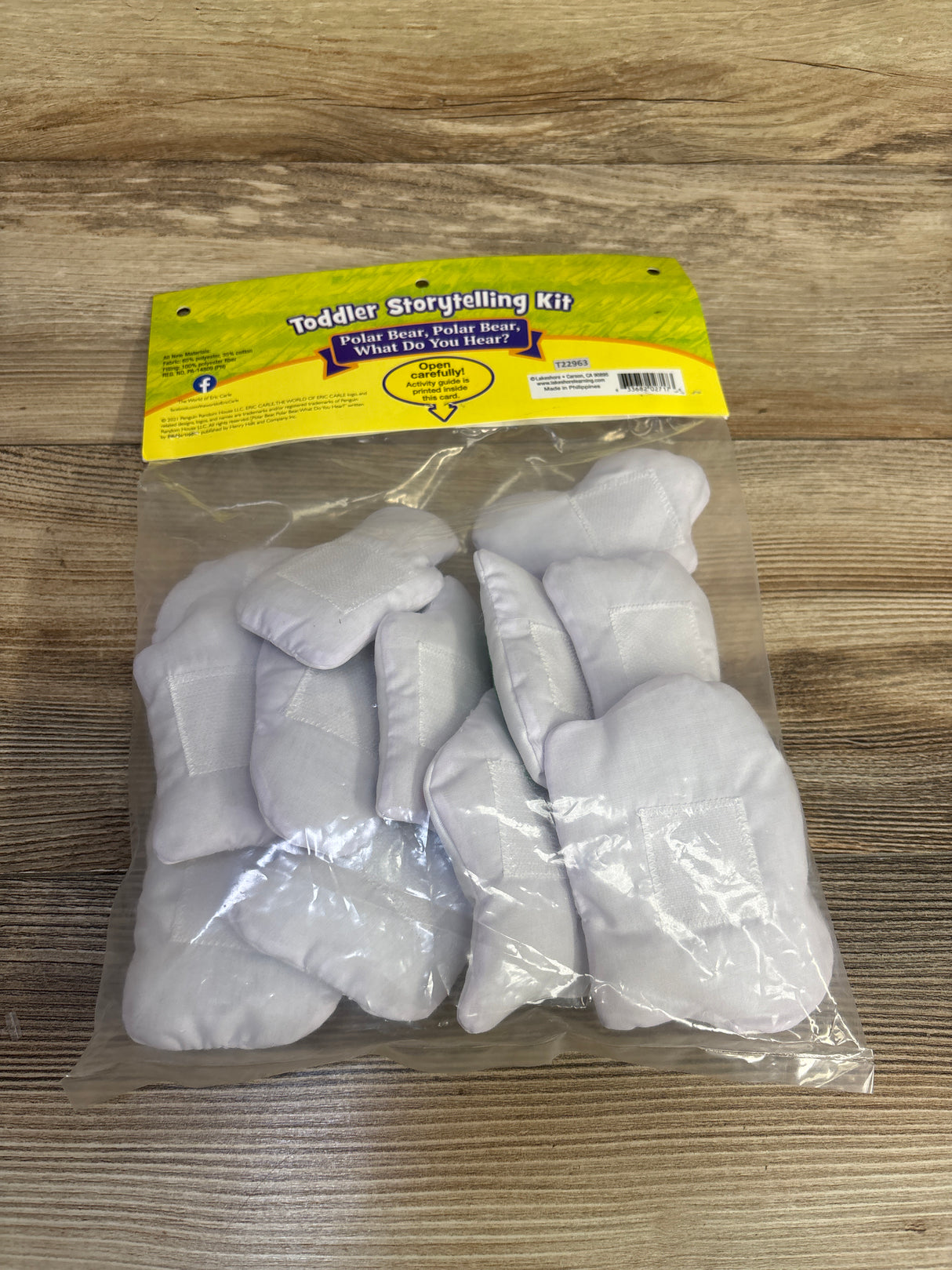 NEW Lakeshore Polar Bear, Polar Bear, What Do You Hear? Storytelling Kit