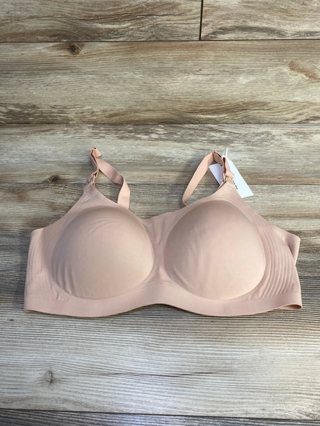 NEW Momcozy Ultra Soft Seamless Nursing Bra Beige sz 2XL - Me n Mommy To Be