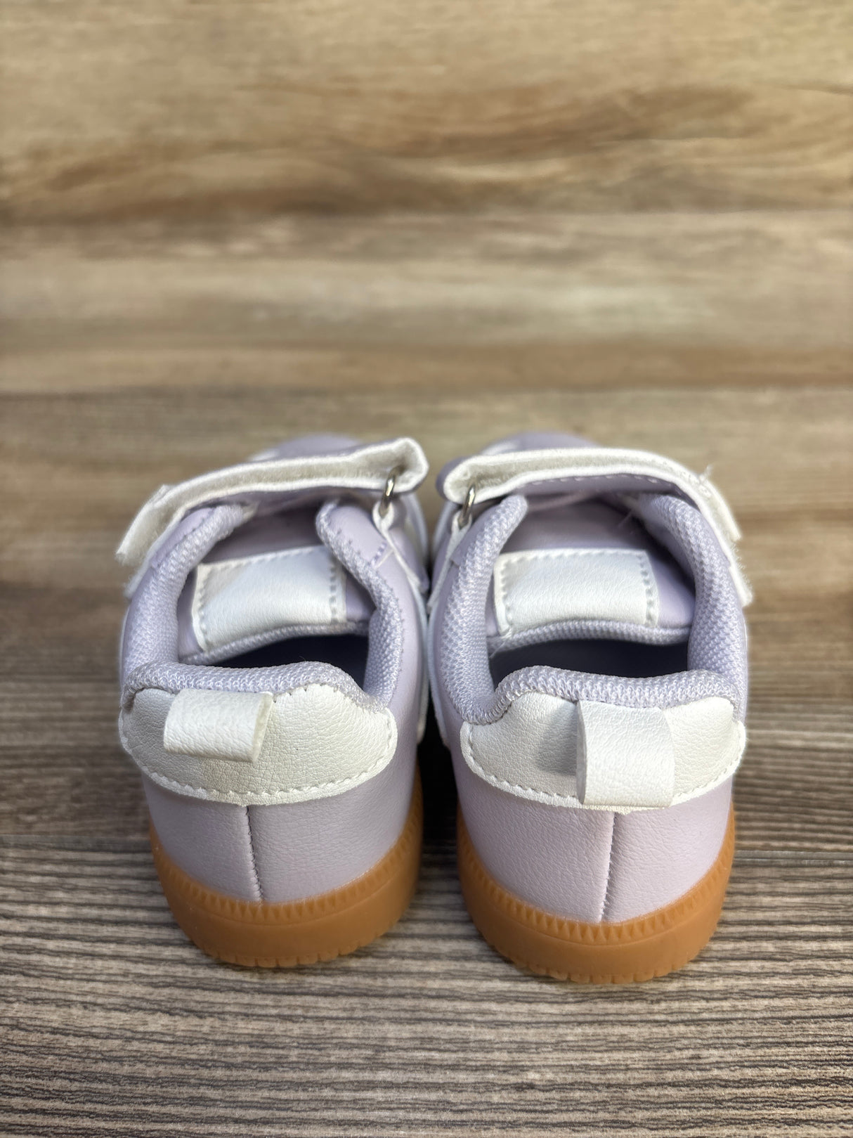 First Steps Hook and Loop Sneakers Lavender sz 4c