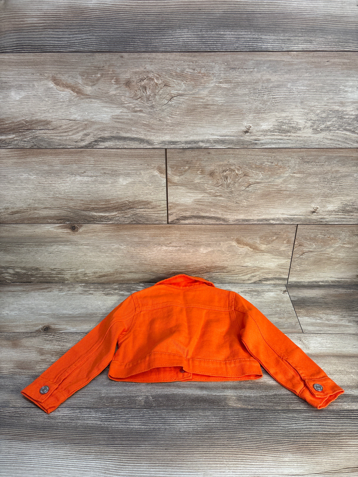 Shein Denim Jacket Orange sz 2-3T