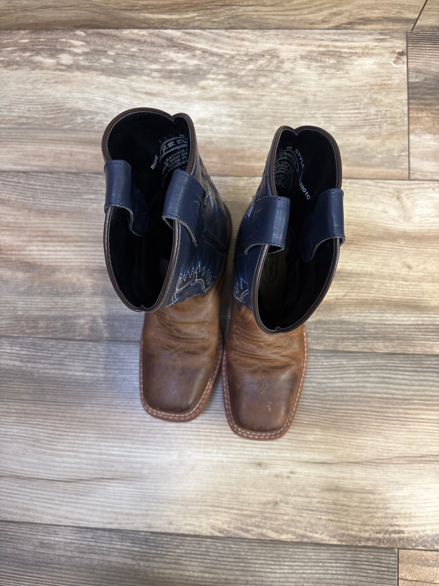 J.B. Dillon Western Boots Blue sz 13.5c