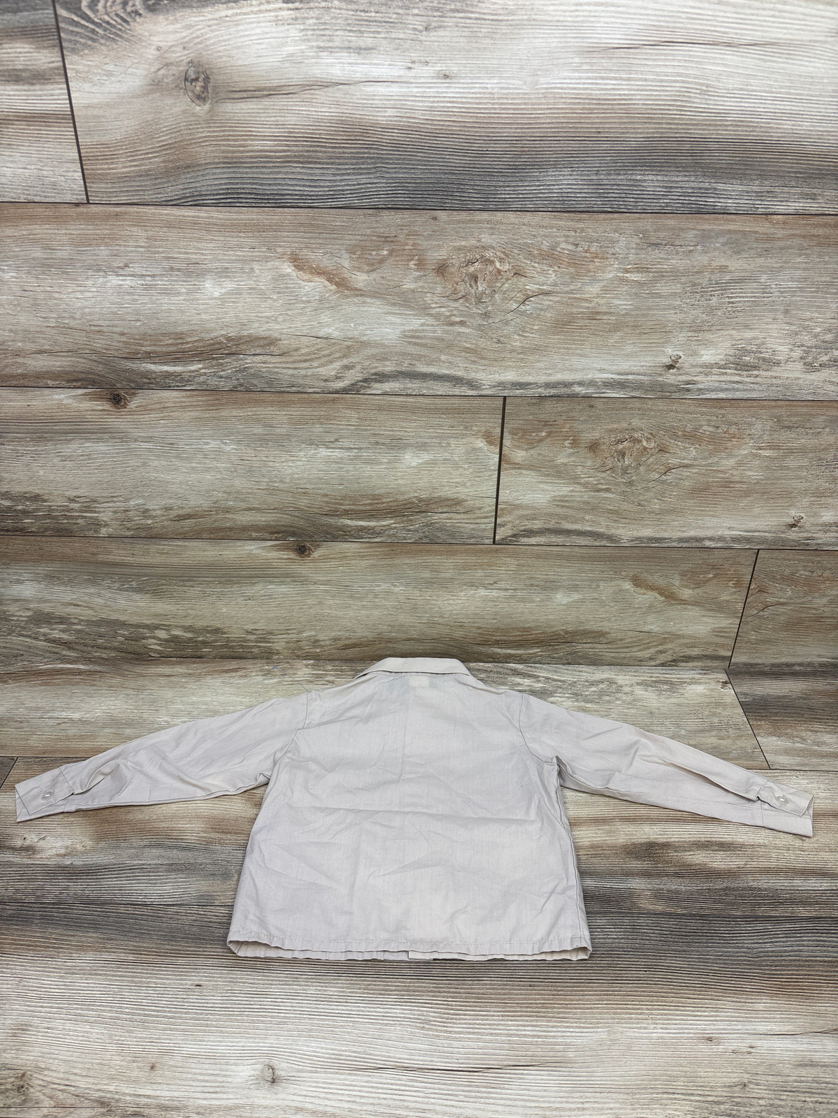 Fouger Button-Up Shirt Tan sz 3T