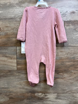NEW Carter's Waffle Knit Sleeper Pink sz 6m