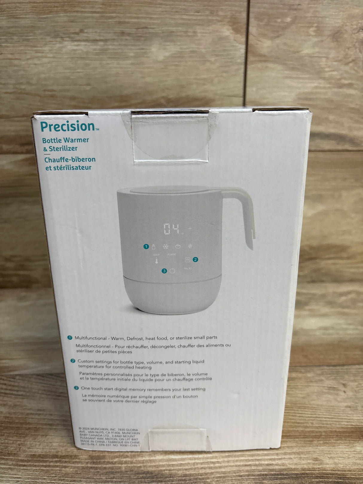 NEW Munchkin Precision Bottle Warmer & Sterilizer