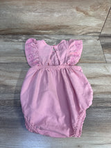 Baby Gap Embroidered Bubble Romper Pink sz 6-12m