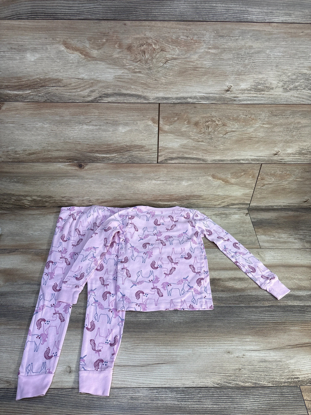 Carter's 2pc Unicorn Pajama Set Pink sz 5T