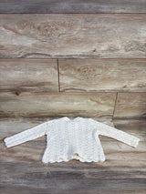 Max Studio Embroidered Knit Cardigan Ivory sz 12m