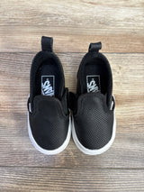 Vans Toddler Slip On V - Perforated Black sz 5c
