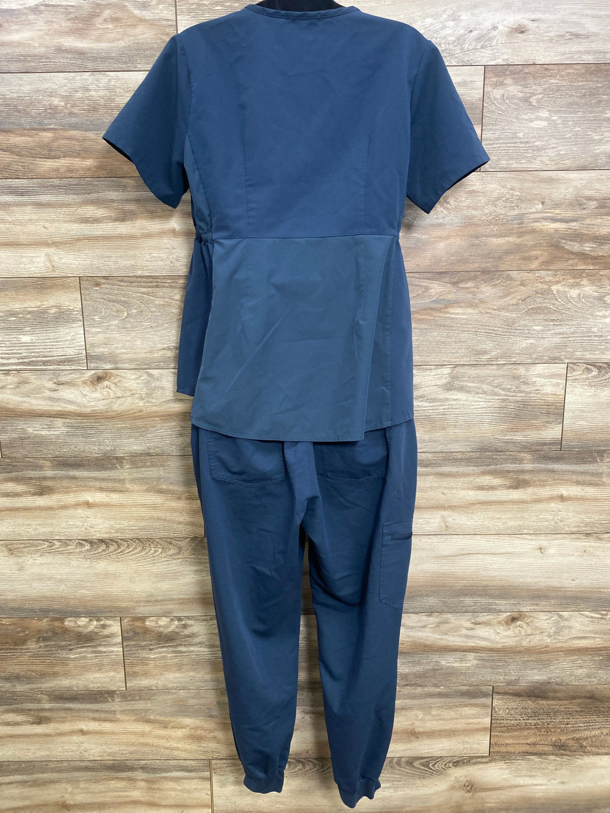 FIGS Maternity Scrub Top & Joggers Blue sz Large