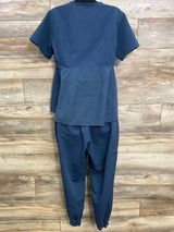 FIGS Maternity Scrub Top & Joggers Blue sz Large