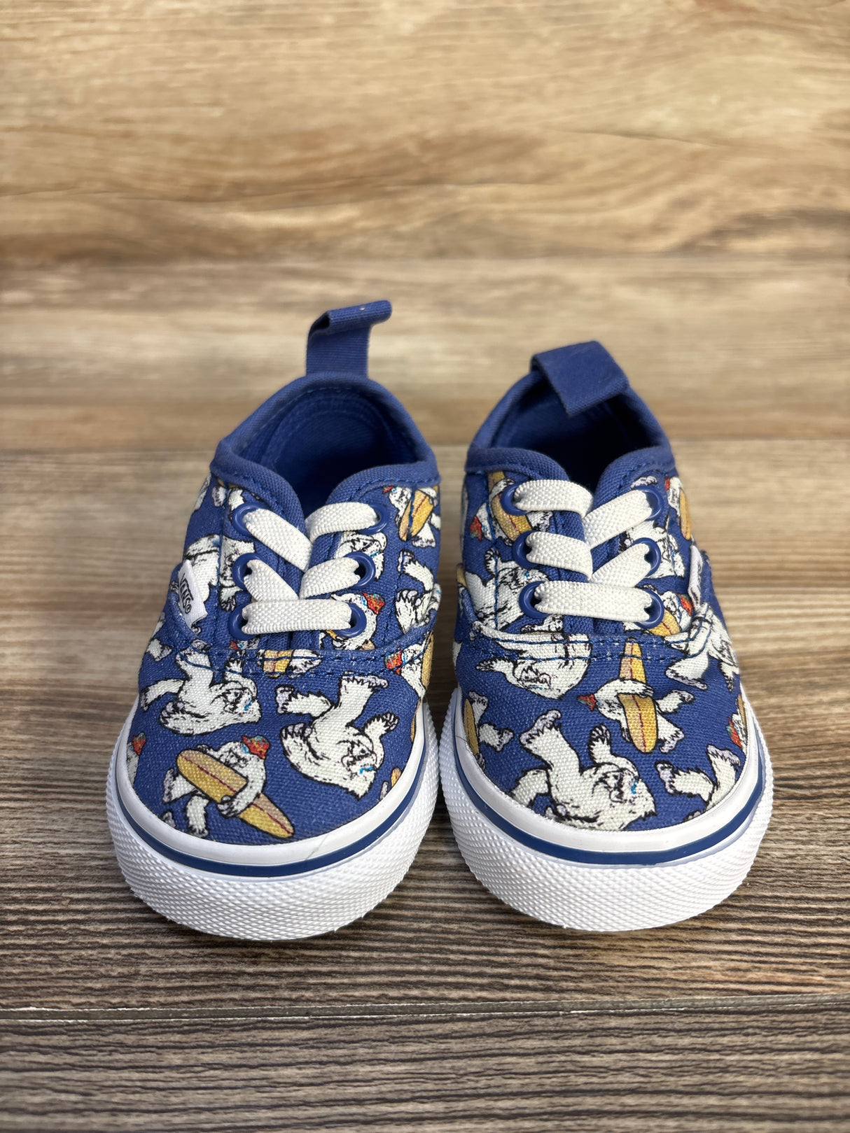 Vans Authentic Yeti Surf Low Top Sneakers Blue sz 3.5c
