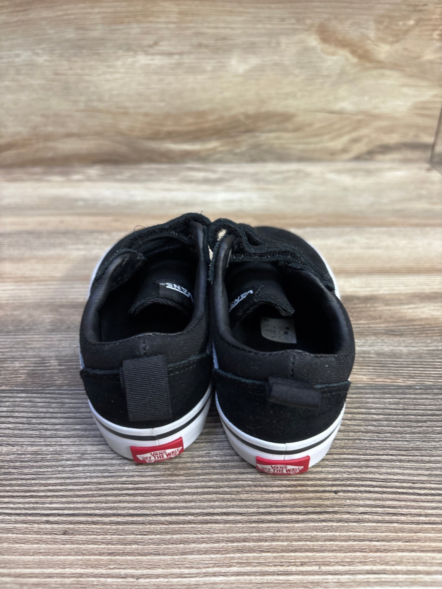 Vans Old Skool V Double Velcro Sneakers Black sz 9c