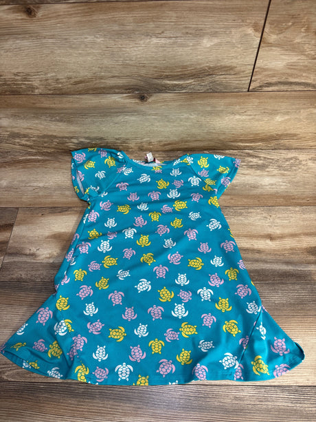 Cooke Street Hawaii Turtle Print Dress Blue sz 4-5T - Me n Mommy To Be