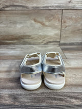 See Kai Run Shayna Sandals Silver Metallic sz 6c