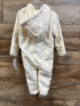 NEW Little Beginnings Plush Bunting Ivory sz 3/6m