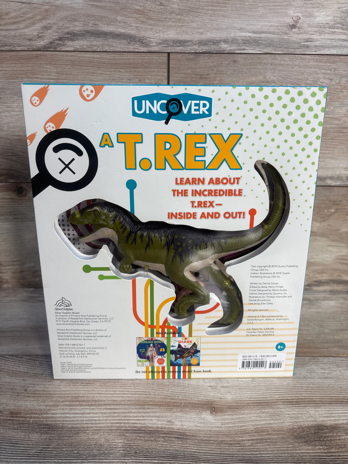 Uncover a T.Rex Interactive Hardcover Book