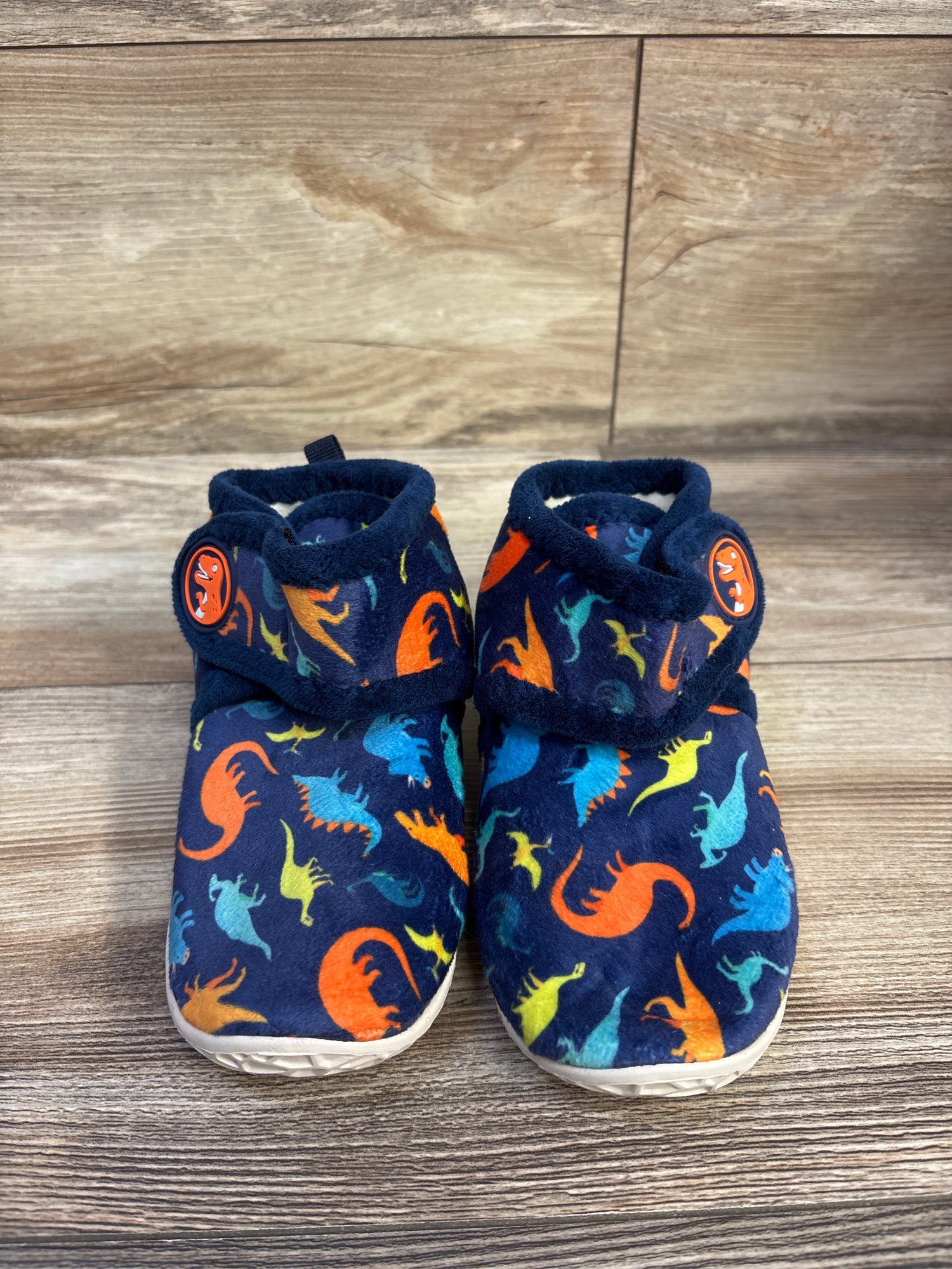 Barerun Dinosaur Slipper Boots Navy sz 9/10c