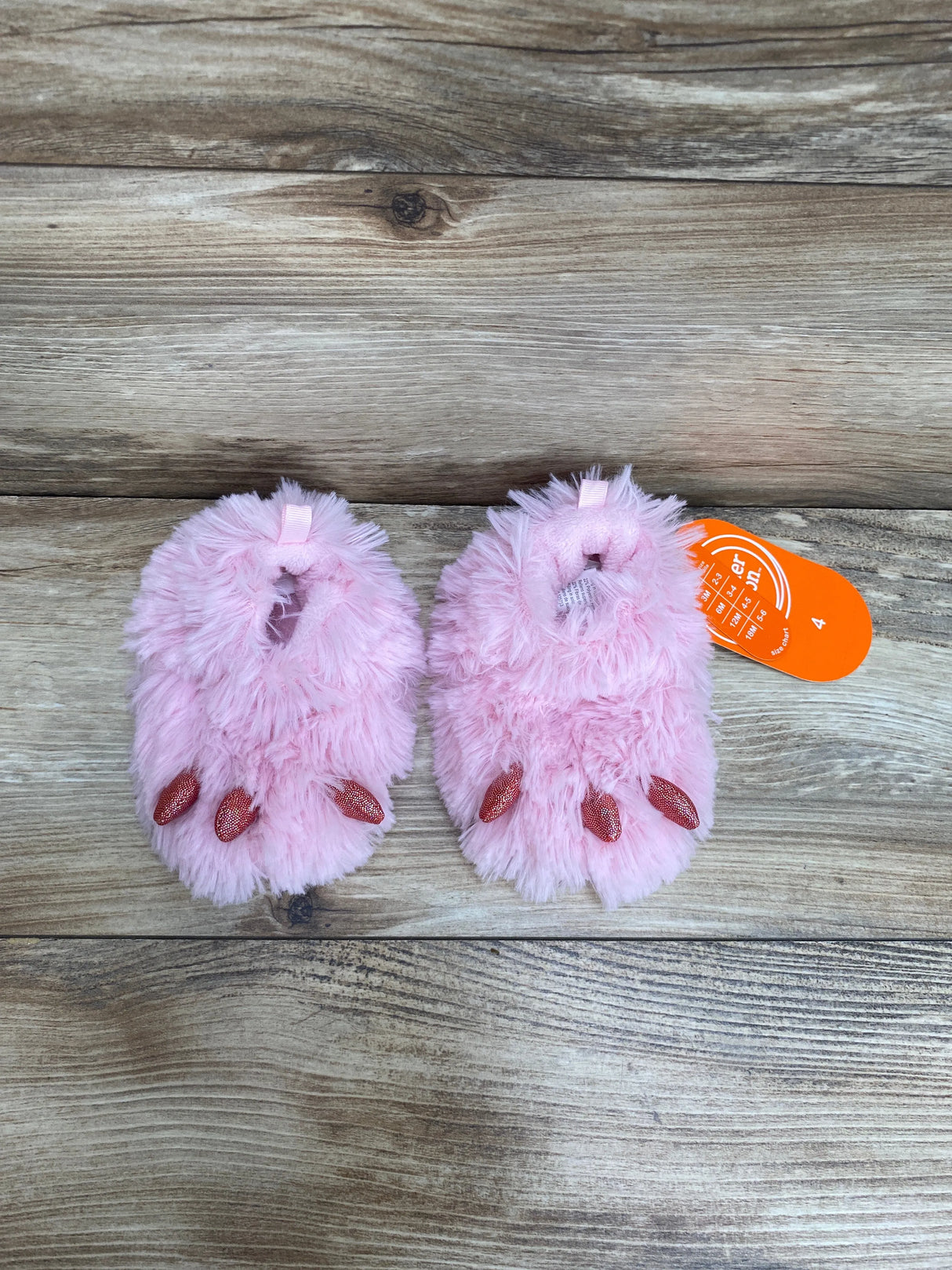 NEW Wonder Nation Dinosaur Slippers Pink sz 4c