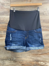 Just Black Full Panel Denim Shorts Blue sz 27/Small