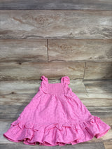 NEW Posh P. Eyelet Dress in Aurora Pink sz 5-6T