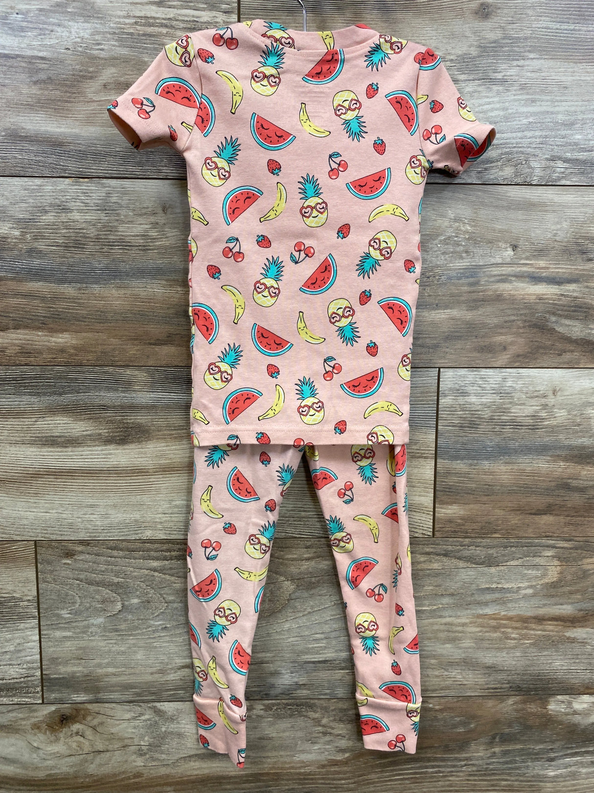 Kirkland 2pc Fruit Pajama Set Pink sz 4T