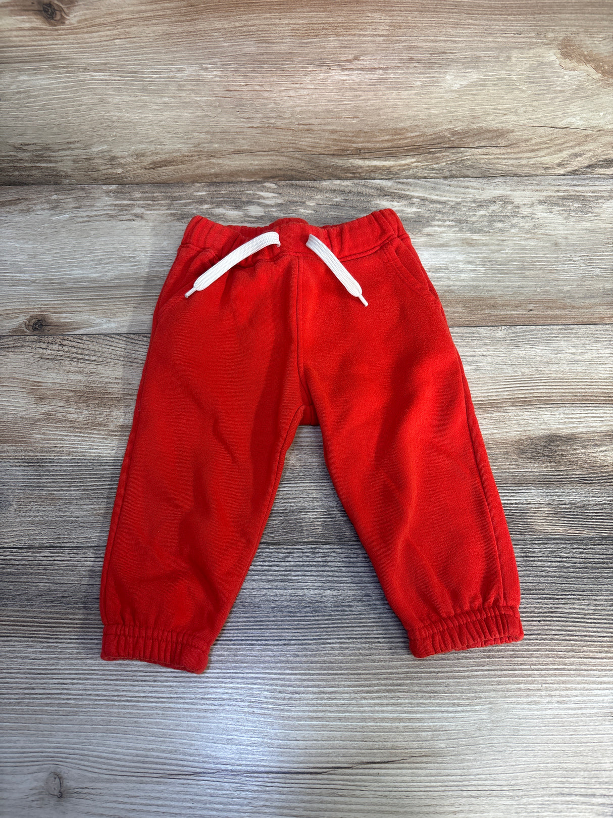 Old Navy Drawstring Joggers Red sz 12-18m