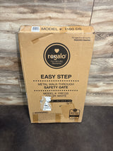 Regalo Easy Step Metal Walk-Through Gate White