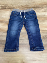 Cat & Jack Drawstring Skinny Jeans Blue sz 18m