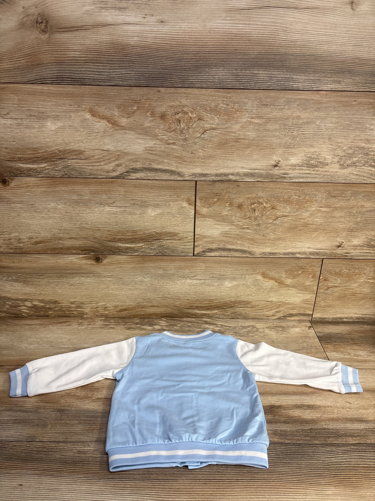Shein Varsity Jacket Baby Blue sz 18-24m