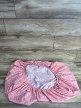 The Peanutshell Fitted Bassinet Sheet Pink