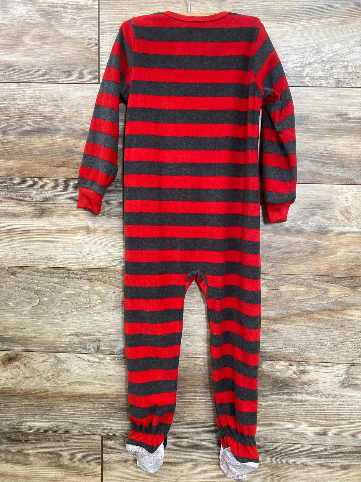 Kids Headquarters Striped Blanket Sleeper Red sz 4T