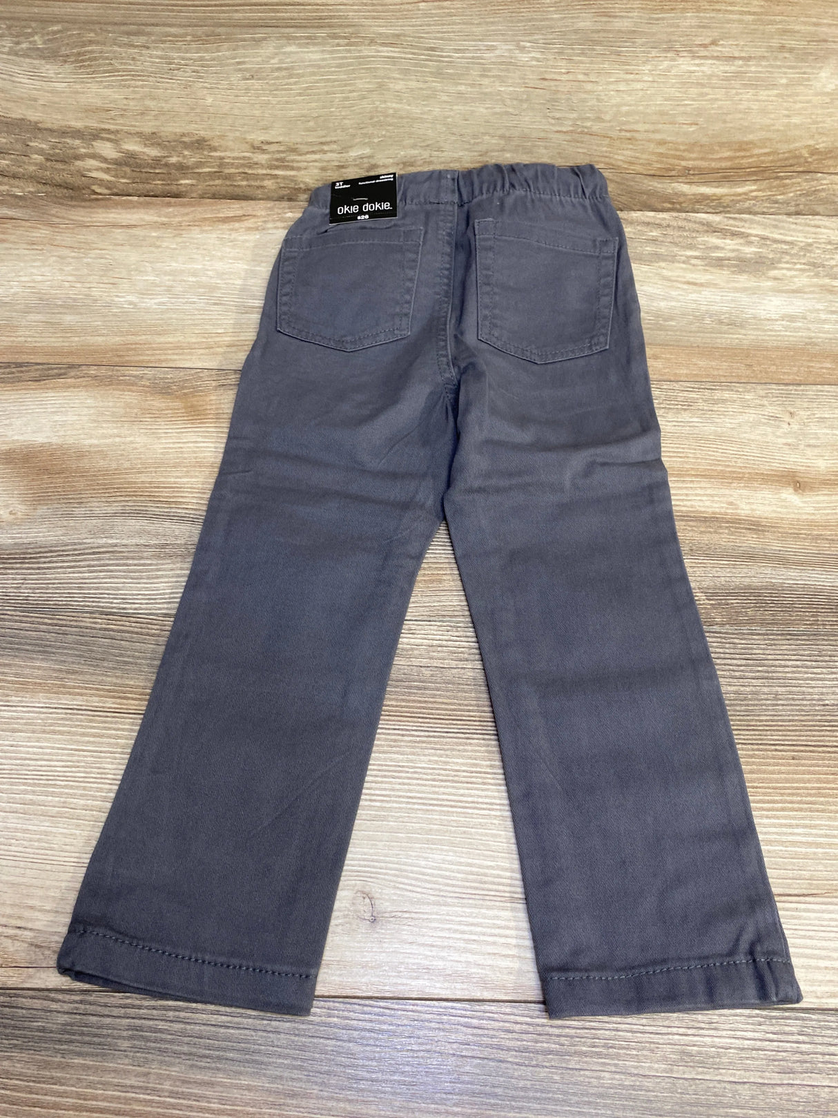 NEW Okie Dokie Skinny Drawstring Pants Grey sz 3T