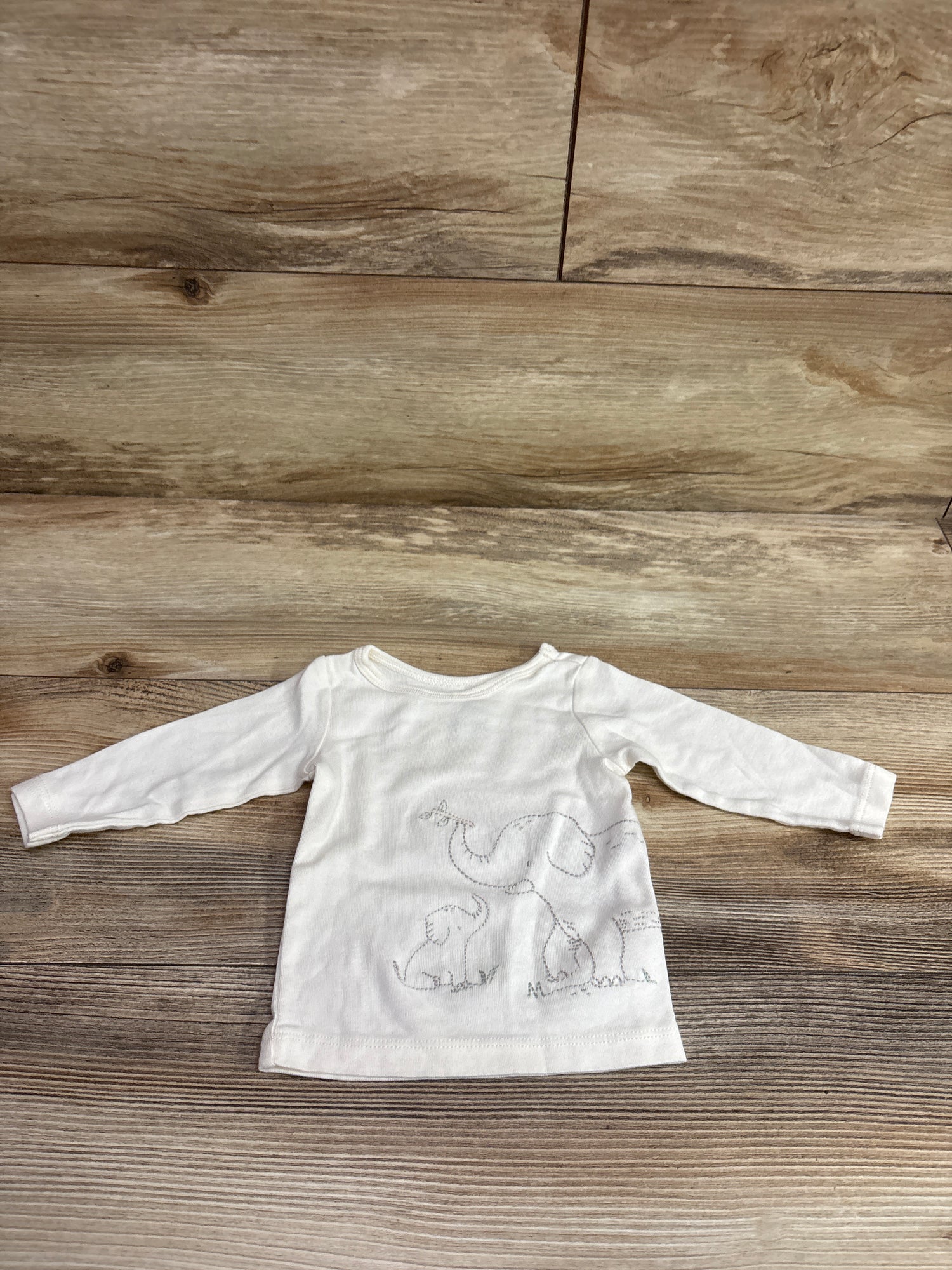 Carter's Long Sleeve Shirt White sz 3m