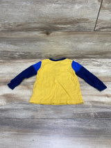 Carter's Henley Shirt Blue/Yellow sz 9m